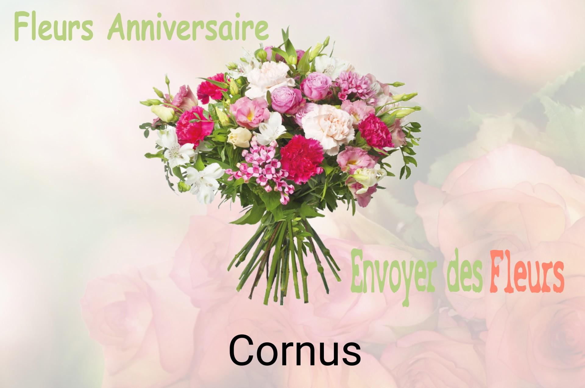 Bouquet de fleurs d’anniversaire livré à Cornus
